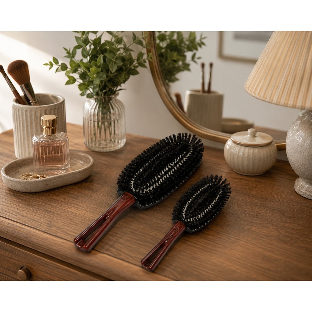 Vintage Stanley‎ Lint Brush Set of 2 Clothes Suit Upholstery Brushes 1970s USA